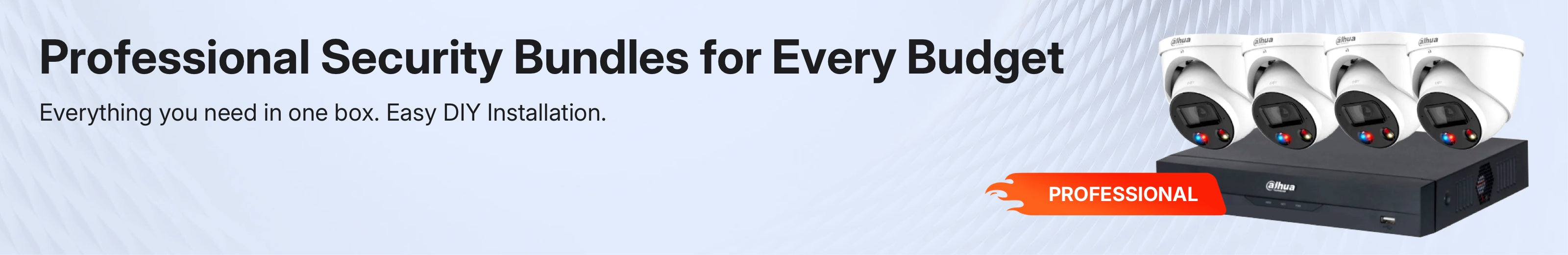Professional Security Bundles for Every Budget. Easy DIY Installation-mobile