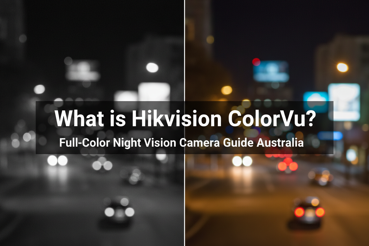 What is Hikvision ColorVu? Full-Color Night Vision Camera Guide Australia