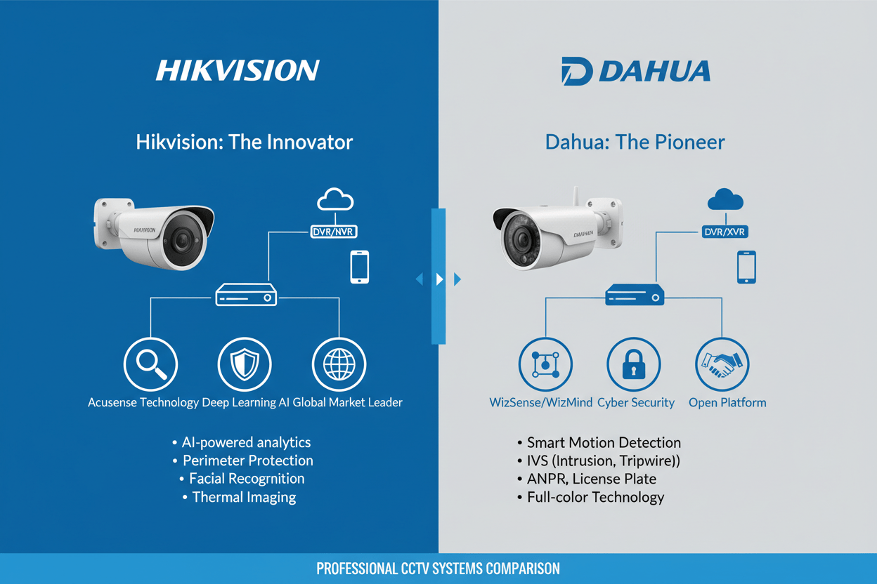 Hikvision vs Dahua CCTV Comparison (2025): Best Home Security Cameras for Australia