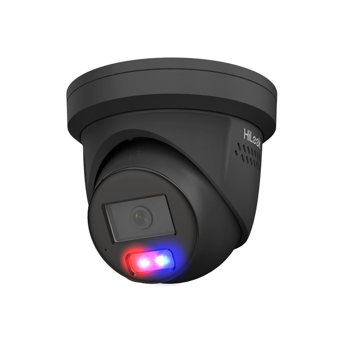 HiLook 6MP IPC-T269H-MU/SL All in One Camera with Blue / Red Strobe / Audio (ACDC) (BLACK)