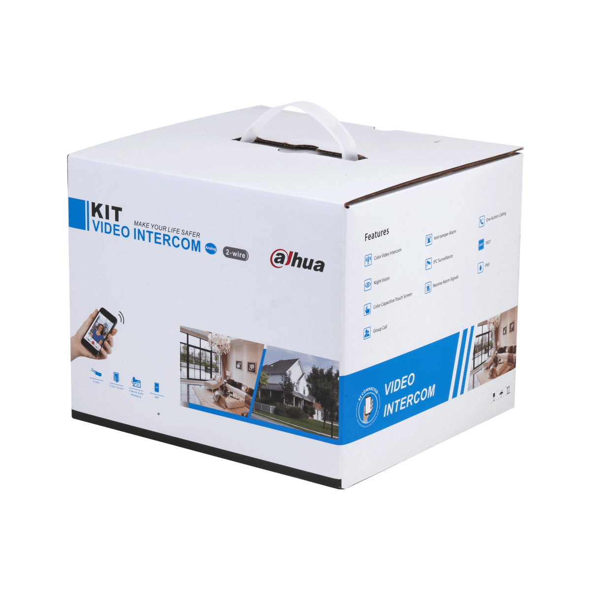 Dahua DHI-KTX01(S)-S2 2-Wire Wi-Fi Hybrid Video Intercom Kit
