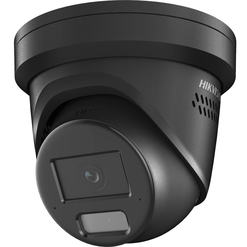 Hikvision DS-2CD2386G2H-IS2U/SL 8 MP AcuSense Turret Camera with Strobe Light, Audio, and Smart Detection