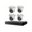 HiLook Hikvision 6MP 4CH CCTV Kit with 4 Colour Deterrence Cameras IPC-T269-MU/SL + 2TB HDD