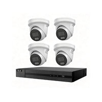 HiLook Hikvision 6MP 4CH CCTV Kit with 4 Colour Deterrence Cameras IPC-T269-MU/SL + 2TB HDD