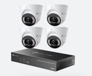TP-Link Insight 8MP CCTV Kit 4 IP Turret Cameras Full-Colour Speaker Mic Light 4CH NVR