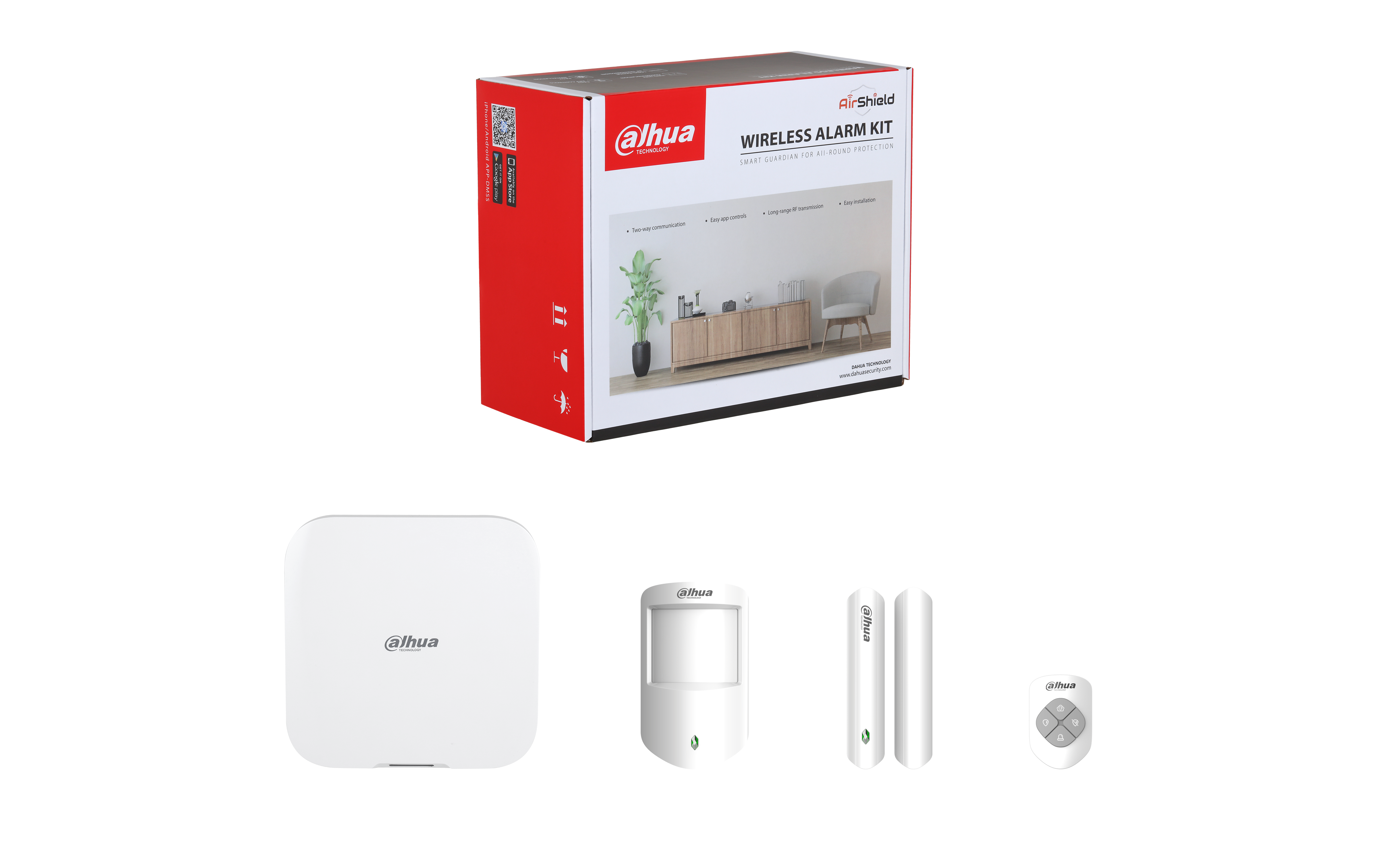 Dahua Alarm DHI-ART-ARC3800H-03-FW2 Wireless Alarm KIT (Wi-Fi, 4G LTE)