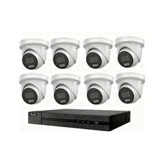 HiLook Hikvision 6MP Pro Series CCTV Kit – 8x Turret IPC-T363H-MU + 8CH PoE NVR (NVR-108MH-C/8P)
