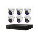 HiLook Hikvision 4K 8MP Active Colour Deterrence 8CH CCTV Kit 6 x IP Active Colour Camera+ 8CH NVR