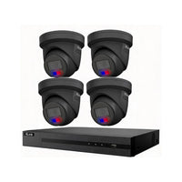 Hikvision Hilook 6MP Acusense 4 Camera CCTV Kit – ACDC Light, Speaker & Strobe BLACK