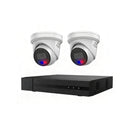 HiLook Hikvision 8MP 4K 4CH CCTV Kit with 2 Full-Color Audio Cameras IPC-T289