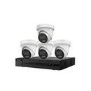 HILook 4 x 6MP Cameras CCTV Kit: 1 x Strobe & 3 x AI Turret Cameras + 4CH or 8CH NVR Bundle