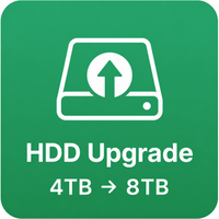 HDD Upgrade — 4TB → 8TB