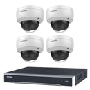 Hikvision 6MP 4CH Kit 4 Dome Cameras AcuSense 4CH PoE NVR 4TB
