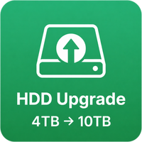 HDD Upgrade — 4TB → 10TB