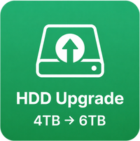 HDD Upgrade — 4TB → 6TB