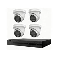 HiLook Hikvision 6MP AcuSense 4CH CCTV Kit 4 Colour Deterrence Cameras IPC-T269-MU/SL