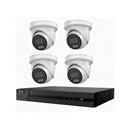 HiLook Hikvision 6MP AcuSense CCTV Kit – 4x Turret IPC-T361H-MU + 4CH PoE NVR (NVR-104MH-C/4P)
