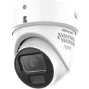 Hikvision DS-2CD3H66G2H-LIZSUY-SL 6MP Dual Illumination Turret Camera Strobe Audio Alarm Motorised Varifocal 2.7-13.5mm IR White Light 40m