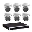 6MP Hikvision Colorvu 3.0 HYBRID CCTV Kit: 6 x Liveguard Cameras + 8CH M Series NVR / 4TB - SMarket