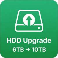 HDD Upgrade — 6TB → 10TB