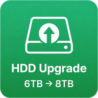 HDD Upgrade — 6TB → 8TB
