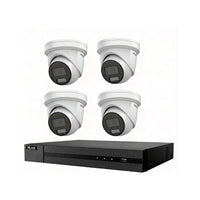 HiLook Hikvision 6MP Pro Series CCTV Kit – 4x Turret IPC-T363H-MU + 4CH PoE NVR (NVR-104MH-C/4P)