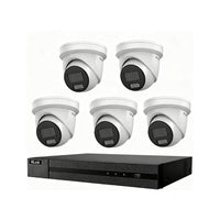 HiLook Hikvision 6MP 8CH CCTV Kit with 5x Turret IP Cameras IPC-T262H-MU