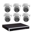 8MP Hikvision Colorvu 3.0 HYBRID CCTV Kit: 6 x Liveguard Gen 3 Cameras + 8CH M Series NVR / 4TB