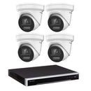 8MP Hikvision Colorvu CCTV Kit: 4 x Colorvu Turret Liveguard Cameras + 8CH M Series NVR / 4TB - SMarket