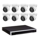 8MP Hikvision Colorvu CCTV Kit: 8 x Colorvu Turret Liveguard Cameras + 8CH M Series NVR / 4TB - SMarket