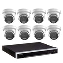 8MP Hikvision COLORVU Hybrid CCTV Kit: 8 x Liveguard Cameras + 8CH 4K (4TB HDD) M Series NVR – Strobe Light, Two - way Audio, Alarm Cameras & 8 Channel NVR CCTV Kit - SMarket