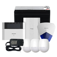 Hikvision KIT PHA64 AX Hybrid Kit Keypad Siren Strobe 3 PIR Detector