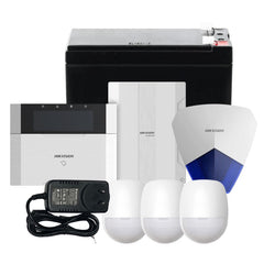 Hikvision KIT-PHA64 AX Hybrid Kit  1x Keypad, 1x Siren Strobe, 3x PIR Detector