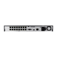 Hanwha ARN-1610S 16-Channel 8MP H.265 NVR with 16-Port PoE Switch