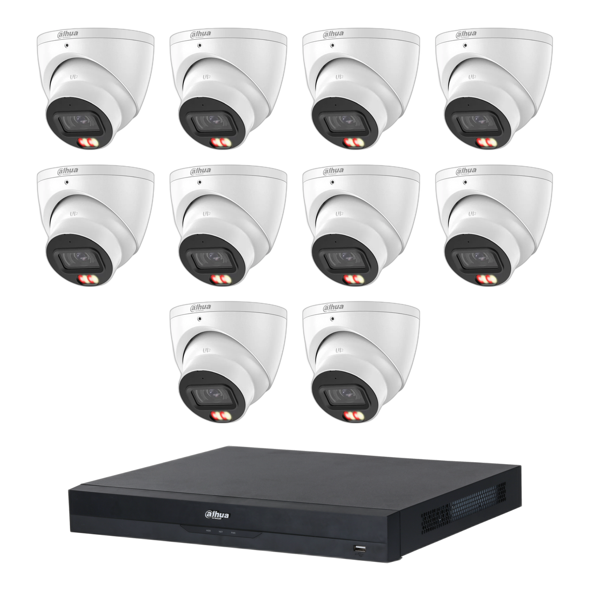 Dahua DH-IPC-HDW3867EM NVR (No HDD) & 10 Cams | CCTV Kit Australia ...
