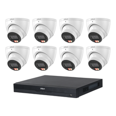 Dahua 6MP Turret CCTV Kit: 8x HDW3667EM-S-IL + 16CH PoE NVR
