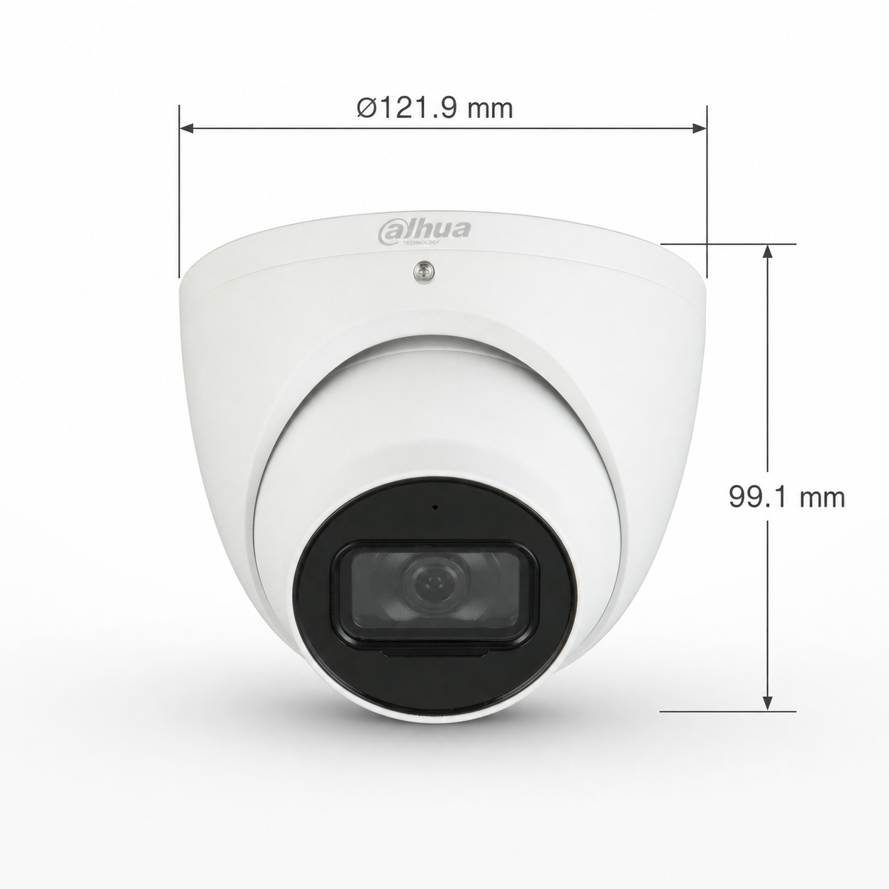 Dahua DH-IPC-HDW5541TMP-ASE 5MP AI Starlight IP Turret Fixed 2.8mm