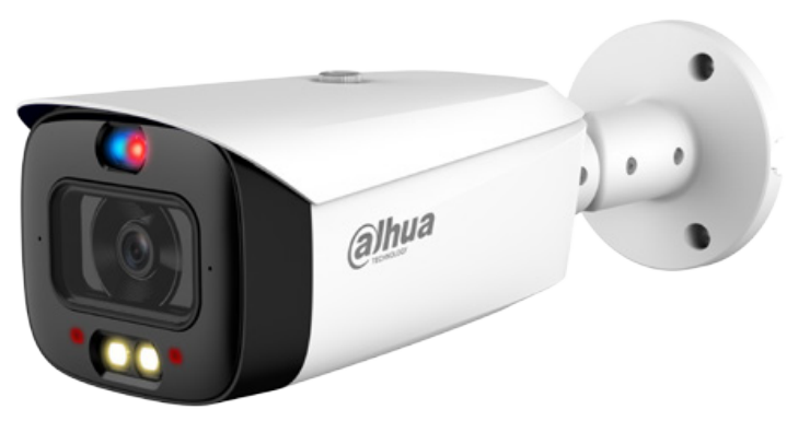 Dahua TIOC DH-IPC-HFW3849T1-AS-PV-ANZ-S2-BLK 8MP AI Active Deterrence IP Bullet Fixed 2.8mm BLACK