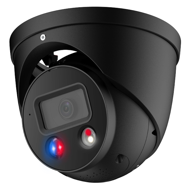 Dahua TIOC 3.0 IPC-HDW3849H-AS-PV-ANZ-S2-BLK 8MP AI Active Deterrence Full color IP Turret Camera BLACK