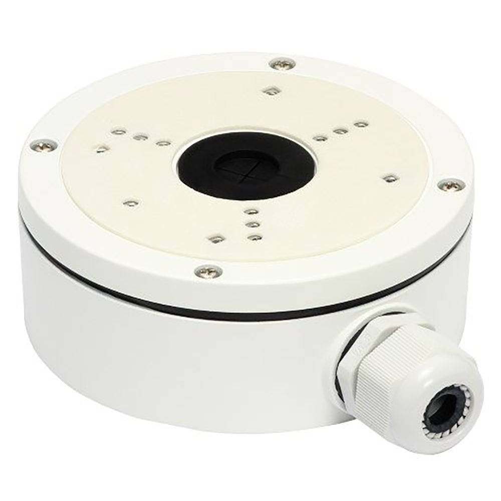 Hikvision DS-1280ZJ-S Junction Box with Gland, suits HIK-2CD26, 2CD2T, 2CD4A, 2CD22, 2CD42, E16D5