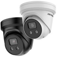 Hikvision DS-2CD2346G2-ISU SL 4MP AcuSense Turret Camera Audio Strobe