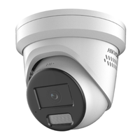 Hikvision DS-2CD2347G2-LSU/SL 4MP Gen2 ColorVu Turret Camera Acusense Speaker Strobe Mic 