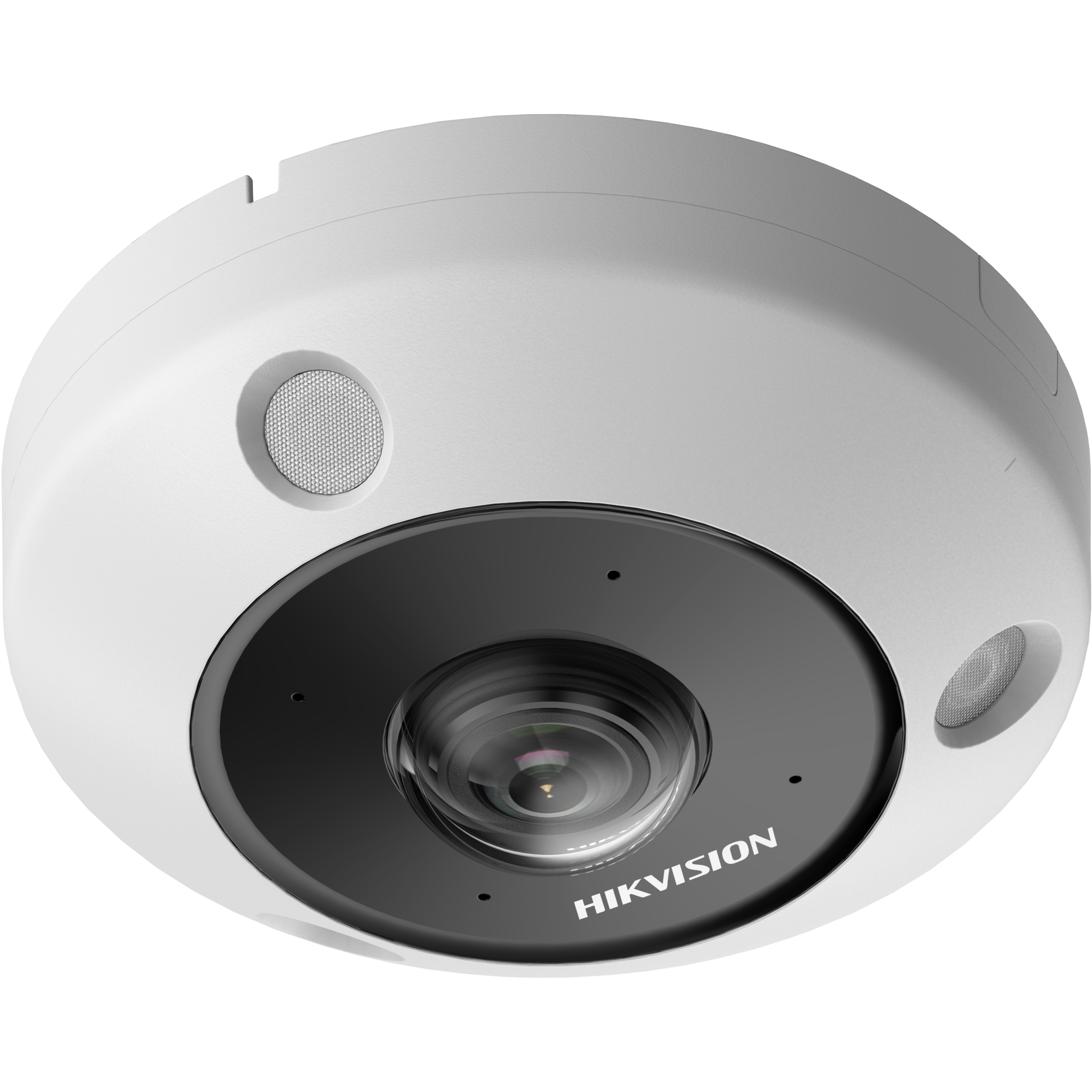 Hikvision DS-2CD6365G1-IVS 6MP Outdoor Fisheye Camera, Built-in Mic, 15m IR, Panoramic, 1.16mm