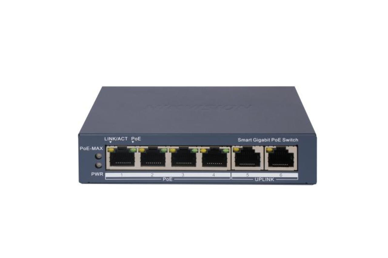 Hikvision DS-3E1506P-EI 4-Port Smart Managed PoE Switch