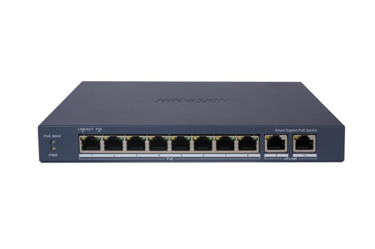 Hikvision DS-3E1510P-EI 8-Port Smart Managed PoE Switch