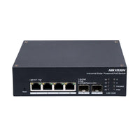 Hikvision DS-3T1506HP-EI-UPS 4-Port Industrial PoE Switch with UPS Monitoring