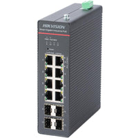 Hikvision DS-3T1512HP-SI/8P4F 8-Port Industrial Managed PoE Switch