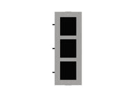 Hikvision DS-KD-ACF3-S Three-Module Flush Mount