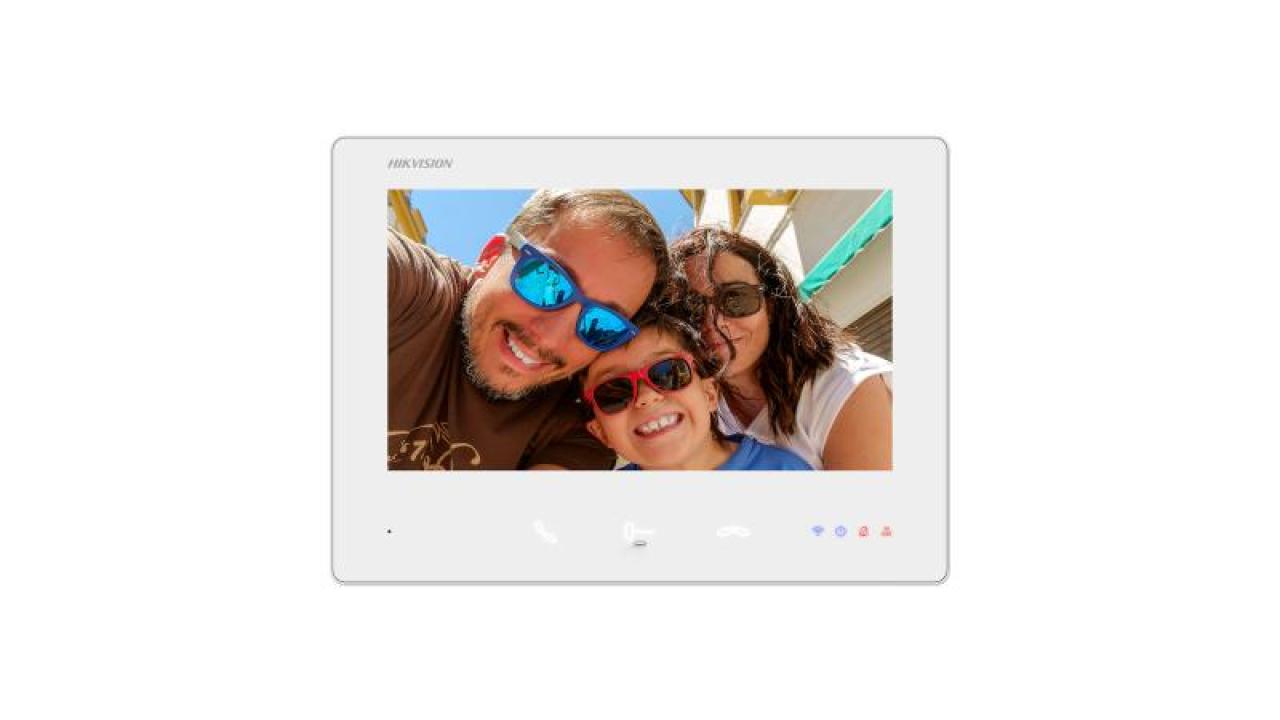 Hikvision DS-KH7300EY-WTE2/White 7-Inch Indoor Station