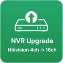 NVR Upgrade (Hikvision) — 4ch → 16ch